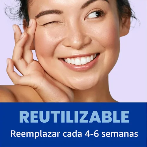 Vista 7 de Buf-Puf Esponja corporal, esponja de baño, desarrollada por dermatólogos, limpia la piel de la suciedad y el exceso de aceite, reutilizable