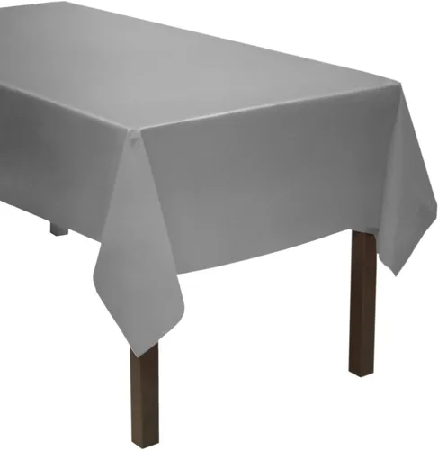 Vista 13 de Party Essentials ValuMost - Mantel de plástico disponible en 36 colores, 54 x 108 pulgadas, rojo