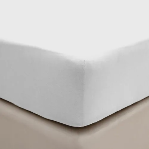 Vista 28 de PURE ERA Sábana bajera ajustable de algodón de punto de jersey (sin sábana encimera ni fundas de almohada) con bolsillo profundo de hasta 15 a 20