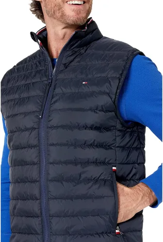 Vista 3 de Tommy Hilfiger Chaleco adaptable para hombre con cierre de cremallera