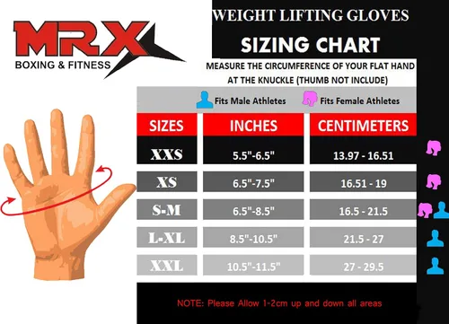 Vista 2 de MRX BOXING & FITNESS Guantes de entrenamiento para hombres y mujeres, guantes de levantamiento de pesas ventilados con muñequeras, protección