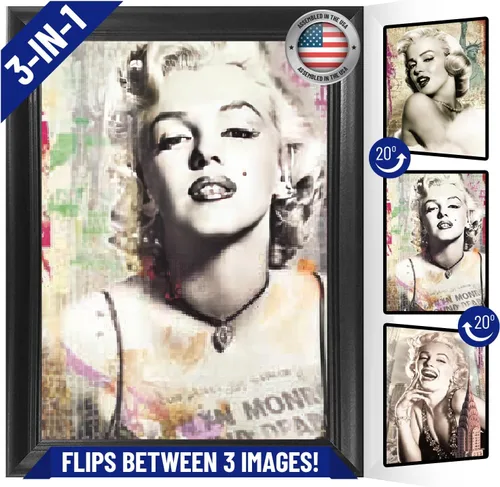 Vista 14 de Póster 3D de héroes afroamericanos para decoración de pared, sin marco, 12 x 16 pulgadas, pósteres e imágenes lenticulares, regalos de recuerdos