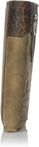 Vista 3 de ARIAT Botas bordadas tri-Fold Tan para hombre