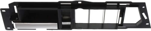 Vista 5 de Para Chevy C1500 Suburban Manija de puerta interior delantera lado del conductor bisel negro con palanca cromada 1992 1993 1994 Con botón
