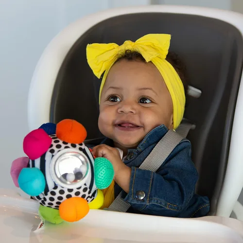 Vista 4 de Sassy Developmental Bumpy Ball, Azul