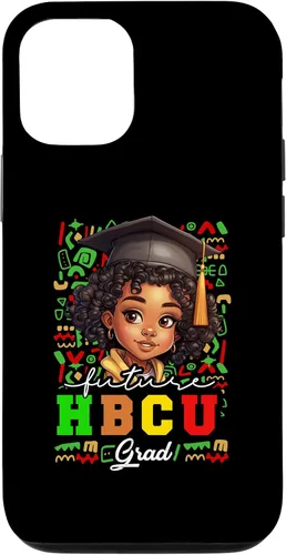 Vista 28 de Future HBCU Grad Black Girl Kids Graduation HBCU College Case for iPhone 16