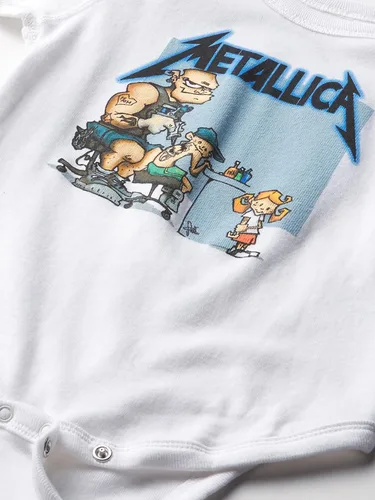 Vista 2 de Unisex-Baby Metallica tatuaje Romper Onesie
