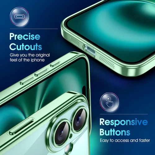 Vista 902 de Supdeal Funda cristalina transparente para iPhone 11, [No se amarillea] [Protección de la cámara] [Probado contra caídas de grado militar] Funda