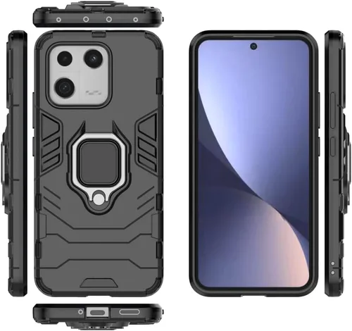 Vista 54 de Funda para Samsung Galaxy A04 4G, carcasa con soporte para Samsung SM-A045F/DS Galaxy A04 4G / SM-A045M/DS SM-A045F SM-A045M, color negro