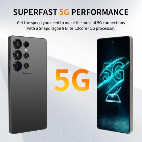 Vista 8 de 25 teléfono ultra desbloqueado, 8GB+256GB Android 14.0 teléfono Gris