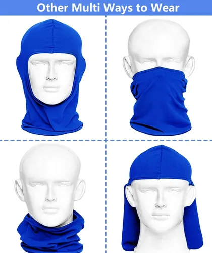 Vista 7 de Balaclava Ski Mask Head Mask Full Face Mask Windproof Face Cover Sun UV Protection Scarf Men Women Outdoor Sport Cycling Cap