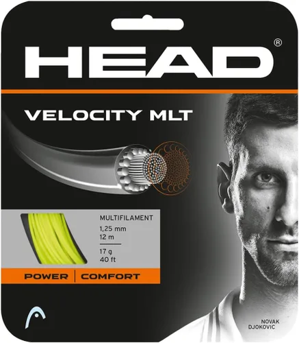 Vista 5 de HEAD - Juego de cuerdas para raqueta de tenis Velocity MLT 40' Multifilamento