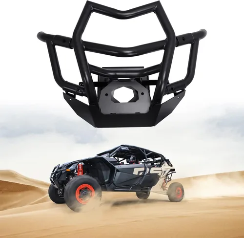Vista 6 de Parachoques delantero y trasero compatible con Can Am Maverick X3 Max Turbo R RR 2017-2024