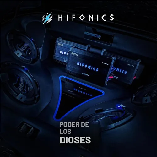 Vista 7 de Hifonics HFXR Crossover activo de 2 vías/3 vías, crossover de audio para automóvil con control remoto de graves