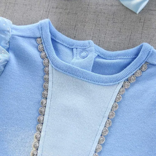 Vista 3 de Lito Angels Disfraz de princesa para bebés y niñas, enterizo para Halloween, Navidad