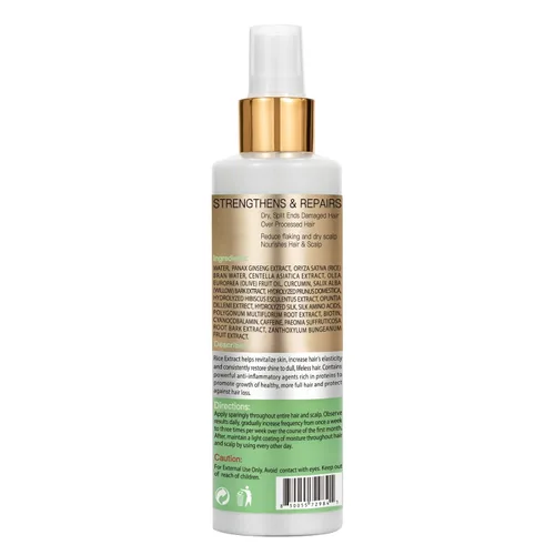 Vista 2 de Agua de arroz WOZUTUNT para el crecimiento del cabello, 7.14 onzas líquidas sin enjuague, productos para el cuidado de mujeres y hombres, aerosol
