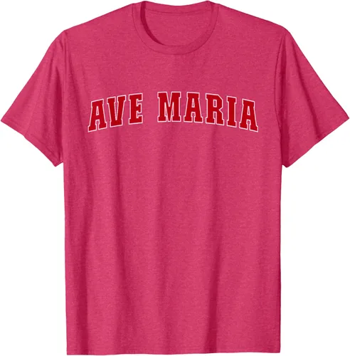 Vista 26 de Ave Maria FL Florida - Camiseta, Negro
