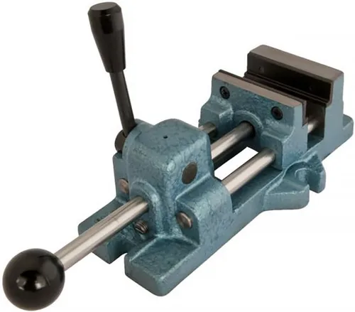 Vista 4 de Wilton Tornillo de Banco para Taladro con Acción de Leva, Ancho de Mordaza de 4", Apertura Máxima de 4-11/16" (Modelo 1204)