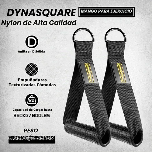 Vista 7 de Combinación de accesorios para máquina de cable, accesorios de acero sólido resistente LAT con asas de ejercicio y correas de tobillo, accesorios