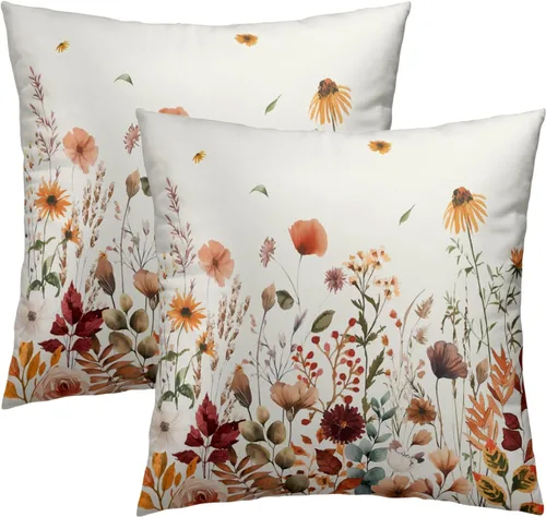 Vista 37 de Fundas de almohada de brújula de ancla, fundas de almohada náuticas para exteriores, fundas de cojín decorativas de rayas azules y blancas, fundas