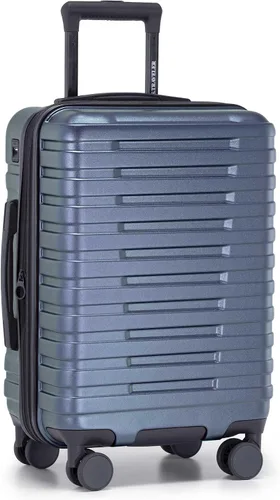 Vista 13 de U.S. Traveler Boren - Maleta de viaje extensible rígida con 8 ruedas giratorias, color negro, juego de 2 piezas