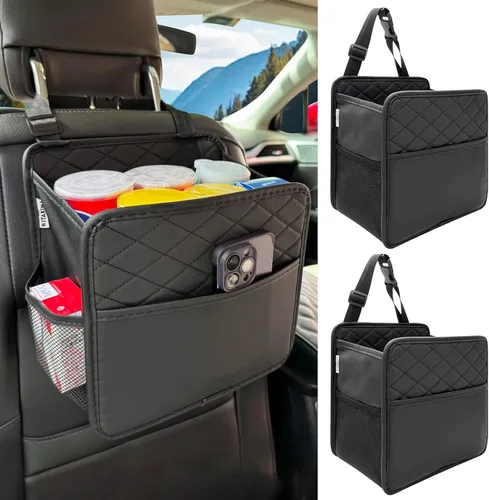Vista 10 de Witaxima Organizador de asiento trasero de automóvil mejorado con bolsillos de almacenamiento, organizador multiusos para colgar del automóvil