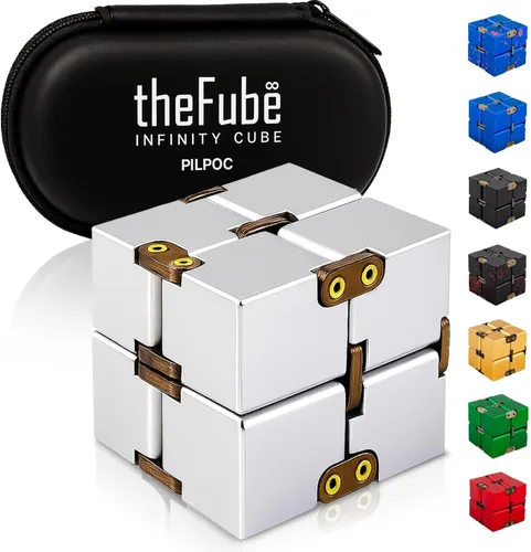 Vista 11 de PILPOC theFube Cubo Fidget con 12 lados - Juguetes prácticos para la ansiedad para niños y adultos - Dados fidget para aliviar el estrés