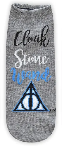 Vista 4 de Harry Potter The Deathly Hallows - Calcetines de tobillo para mujer (5 unidades, talla 4-10)