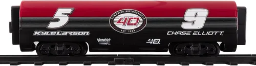 Vista 11 de Lionel NASCAR Hendrick Motorsports - Juego de tren para el 40 aniversario – Motor diésel a batería listo para jugar con 1:64 fundido a presión