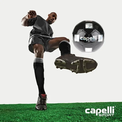 Vista 6 de Capelli Sport Soccer Ball Size 5, Holographic Design Soccer Ball for Youth and Adult Players