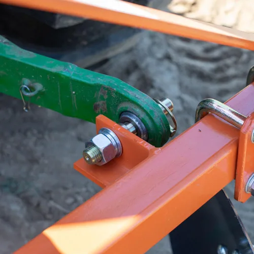 Vista 9 de Titan Attachments - Cama de disco ajustable de 3 puntos de 48 pulgadas para tractores Cat 1, compatible con enganche rápido, cultivador de jardín