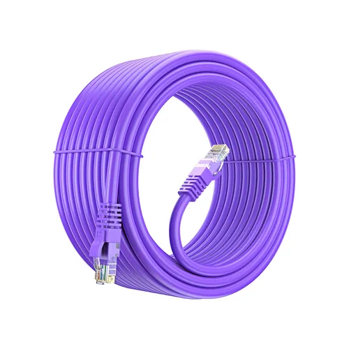 Vista 20 de Maximm Cable Ethernet Cat 6 de 30 pies, cobre 100% puro, cable LAN Cat6, cable de Internet, cable de conexión y cable de red, UTP (negro) de 30 pies