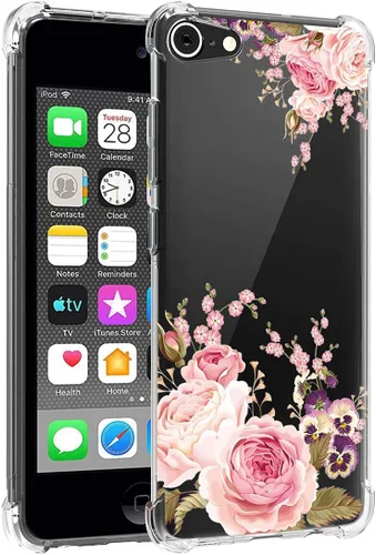 Vista 4 de Funda para iPod Touch 7 / iPod Touch 6 / iPod Touch 5 Linda funda, transparente flexible parachoques TPU suave goma silicona funda funda para Apple