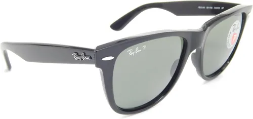 Vista 3 de Ray Ban Wayfarer Gafas de sol polarizadas RB2140 90158 NegroG-15 XLT polarizadas 2126in