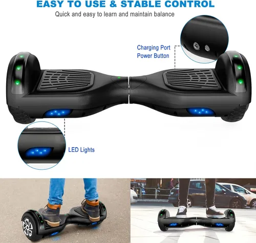 Vista 6 de CBD 8.5'' Offroad Scooter with Corlorful LED and Music Speaker