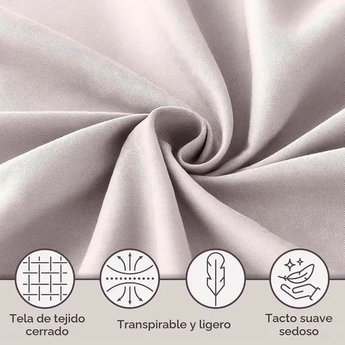Vista 4 de Juego de sábanas Lavish Home 1200, Microfibra, Bone, gemelo Beige