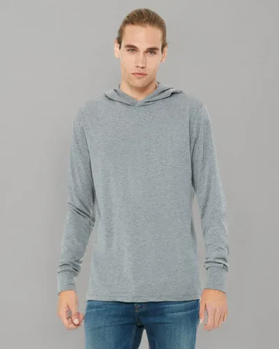 Vista 4 de Bella + Canvas - Sudadera con capucha unisex de manga larga