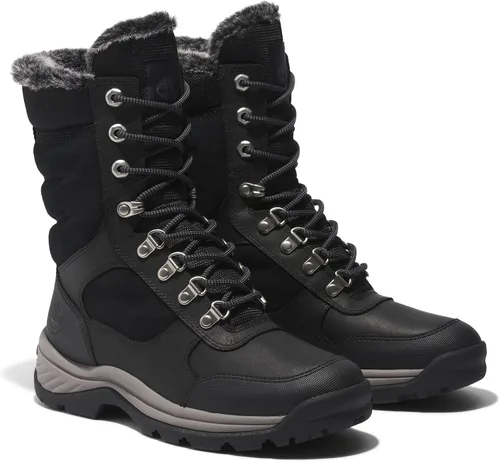 Vista 7 de Timberland Botas de senderismo impermeables con aislamiento medio y borde blanco para mujer