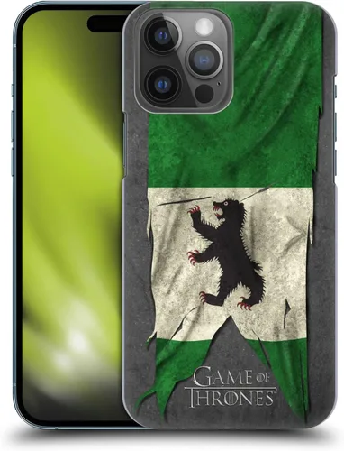 Vista 14 de Head Case Designs Funda rígida con licencia oficial de HBO Juego de Tronos Arryn Sigil Flags compatible con Apple iPhone 14 Pro Max