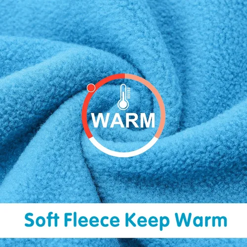 Vista 6 de Idepet Suéter de vellón para perro, camisa para perros pequeños, sudadera para mascotas, suéter suave para cachorros, camisa de invierno cálida