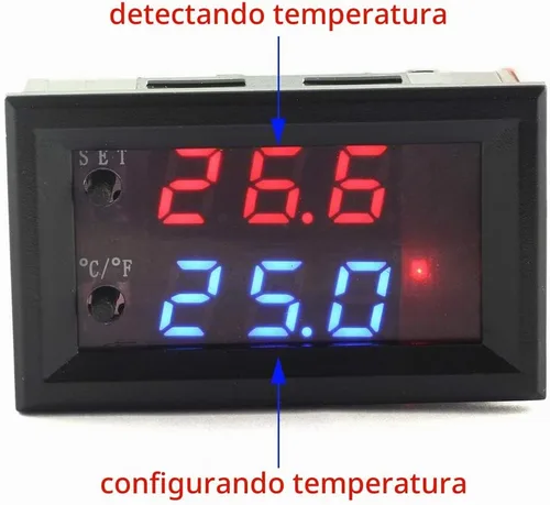Vista 3 de DZS Elec Controlador de temperatura -50 a 110 Celsius (-58 a 230 F) DC 12V Módulo de interruptor de control de termostato programable