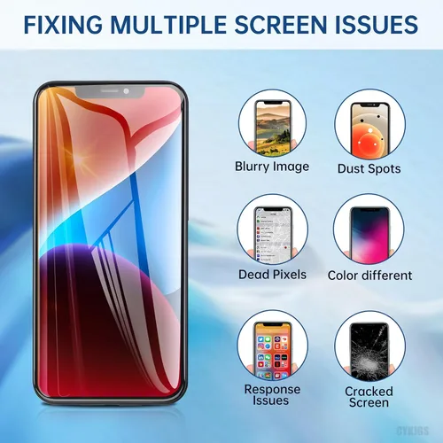 Vista 4 de Para iPhone 11 Reemplazo de pantalla con altavoz de oído y sensor de proximidad 6.1 "Pantalla LCD táctil 3D digitalizador Asamblea completa