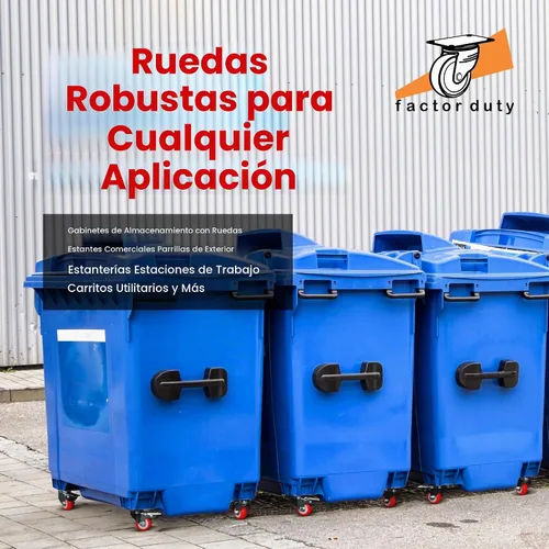 Vista 6 de Paquete de 4 ruedas giratorias sobre ruedas de poliuretano rojo (2 pulgadas sin freno)
