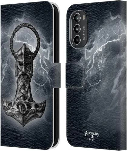 Vista 9 de Head Case Designs Officially Licensed Alchemy Gothic 13 Dagger Illustration Leather Book Wallet Case Cover Compatible with Motorola Moto G82 5G