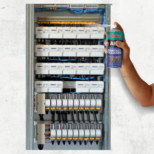 Vista 2 de Akfix Spray limpiador de contacto eléctrico A60 (2 x 12 oz.) – Limpiador de contacto electrónico, limpiador en seco para fundente y otros