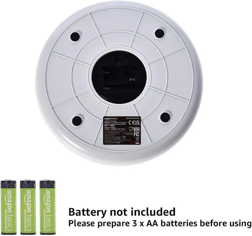 Vista 4 de Amazon Basics Comedero automático para mascotas con paquete de refrigeración, 12.4 x 12.4 x 3.3 in, color blanco