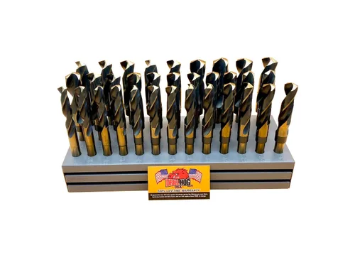 Vista 2 de Drill Hog Silver & Deming - Juego de brocas (33 unidades, 1/2-1")