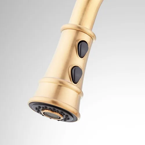 Vista 4 de Signature Hardware 476858 Amberley 1.8 GPM Grifo de cocina extraíble de un solo orificio