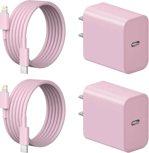 Vista 7 de ROMITAZ Cargador rápido USB C para iPhone 14, 13, 12, 11, paquete de 2, cable de carga rápida de 6 pies compatible con iPhone 14/14 Pro/14 Pro Azul
