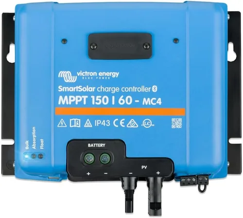 Vista 10 de Victron Energy SmartSolar MPPT MC4, Controlador de carga 250V 60A (NH-354, Bluetooth, 12/24/36/48V)